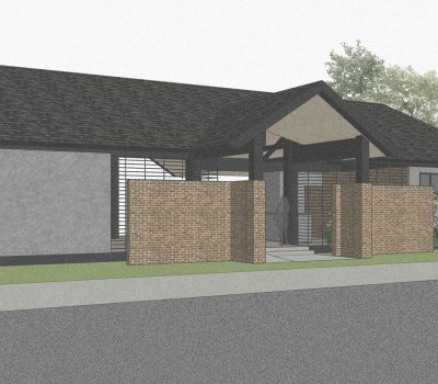 Render view of The Henry Dumaguete reception building